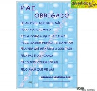 Diploma "Pai Obrigado"