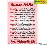 Diploma "Super Mãe"