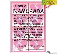 Diploma "Uma Namorada" 910010014N