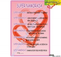 Diploma "Super Namorada"