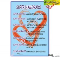 Diploma "Super Namorado"