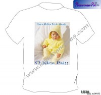 T Shirt de Adulto com Foto 11010014PFT