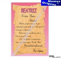 Dilpoma Nome "Beatriz"