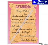 Dilpoma Nome "Catarina"