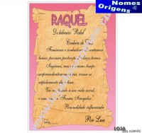 Dilpoma Nome "Raquel