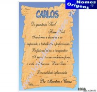 Dilpoma Nome "Carlos"