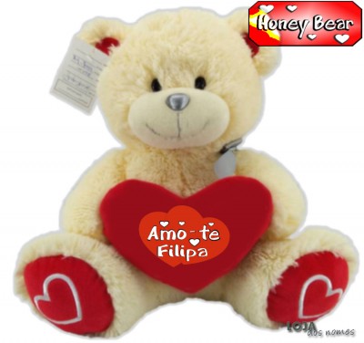 Urso Peluche C/Coração 42cm 2019JTM08B