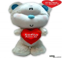 Urso Peluche C/Coração 34 cm 270099003A