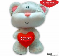 Urso Peluche C/Coração 34 cm 270099003B