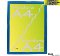 Moldura A4 Azul Lacado
