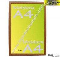 Moldura A4 Pinho