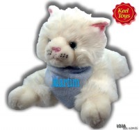 Gato Deitado em Peluche 25 cm