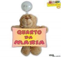 Urso em Peluche C/Placa 26cm 70020130SBAMQ